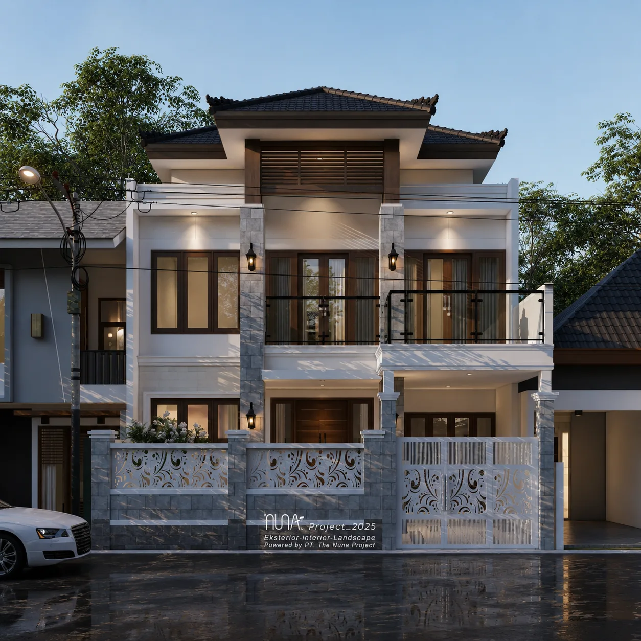 Desain Rumah Modern Tropis | Pak Haji Adjie