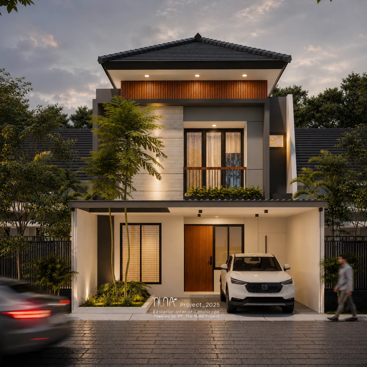 Desain Rumah Modern Tropis