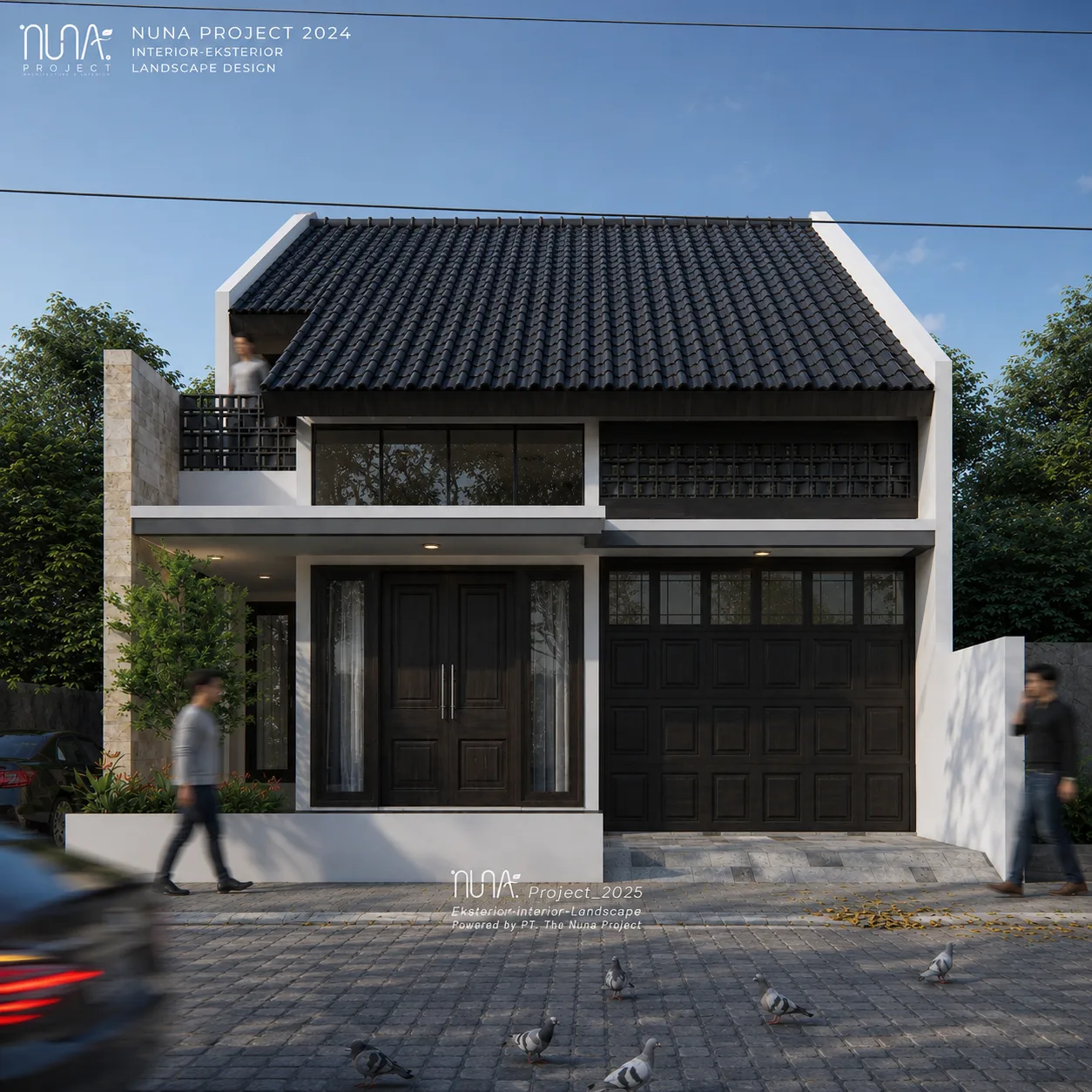 Desain Rumah Modern Tropis | Pa Nggoyo