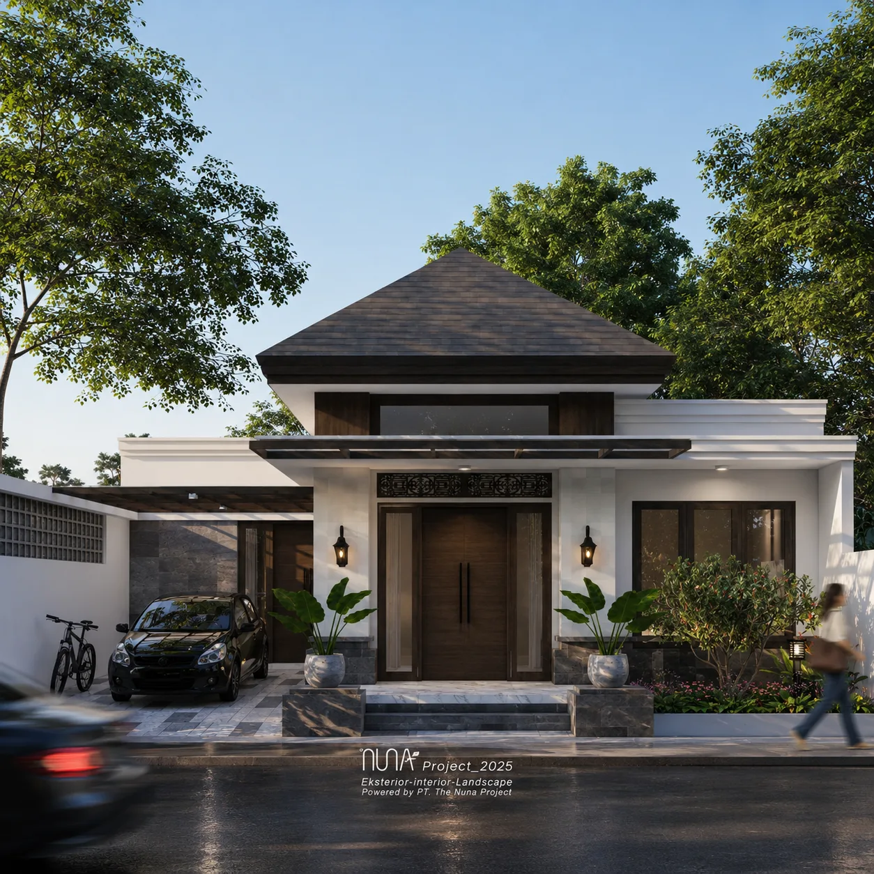 Desain Rumah Modern Tropis | Pa Amar Bumiayu